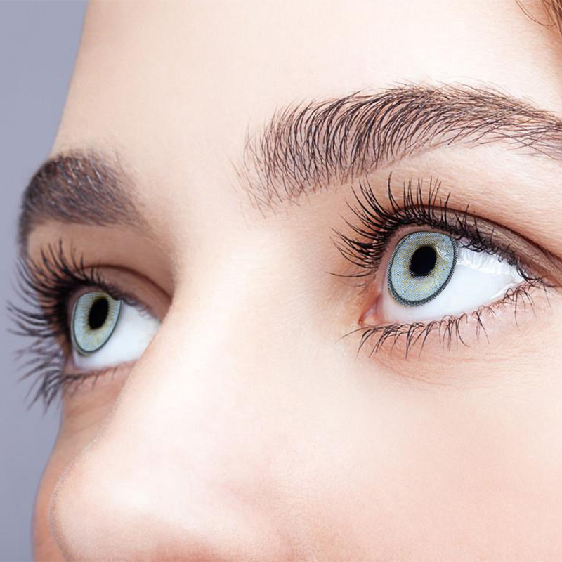 NEBULALENS Shallow Cradle Half Yearly Prescription Colored Contacts - NEBULALENS