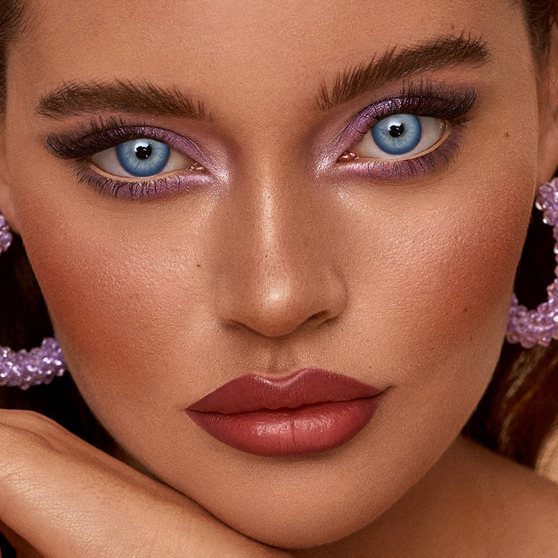 NEBULALENS Matte Reflective Yearly Prescription Colored Contacts - NEBULALENS