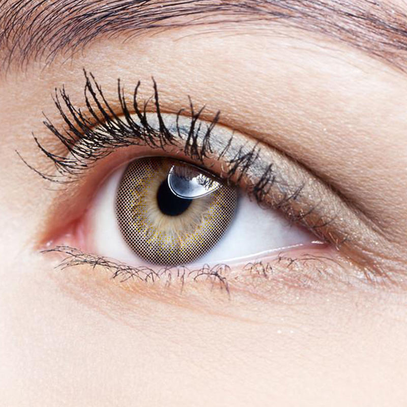 NEBULALENS Neon Gold Pink Purple Yearly Prescription Colored Contact Lenses - NEBULALENS