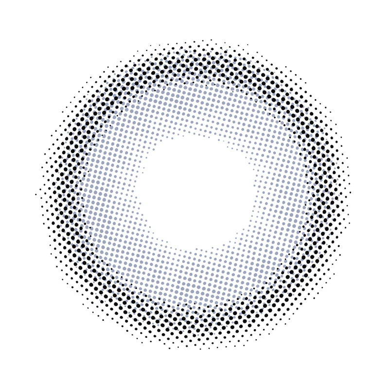 NEBULALENS High-Grade Gray Yearly Prescription Colored Contact Lenses - NEBULALENS