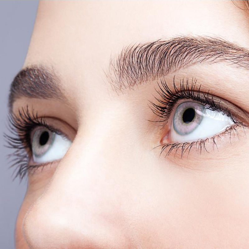 NEBULALENS Small Bulb Purple Yearly Prescription Colored Contact Lenses - NEBULALENS