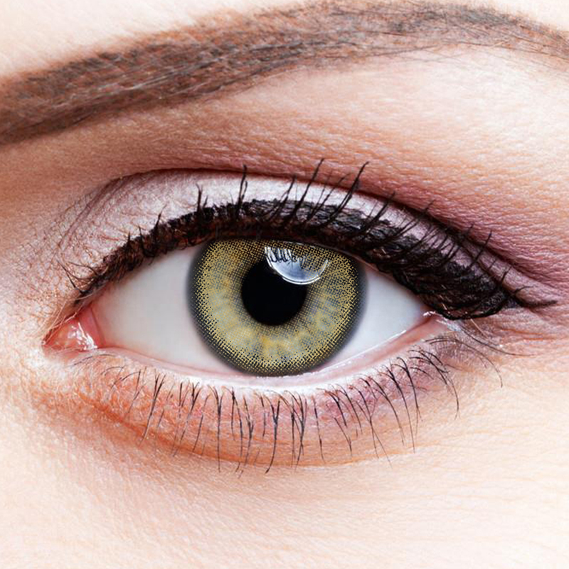 NEBULALENS Pumpkin  Carriage Yearly Prescription Colored Contact Lenses - NEBULALENS