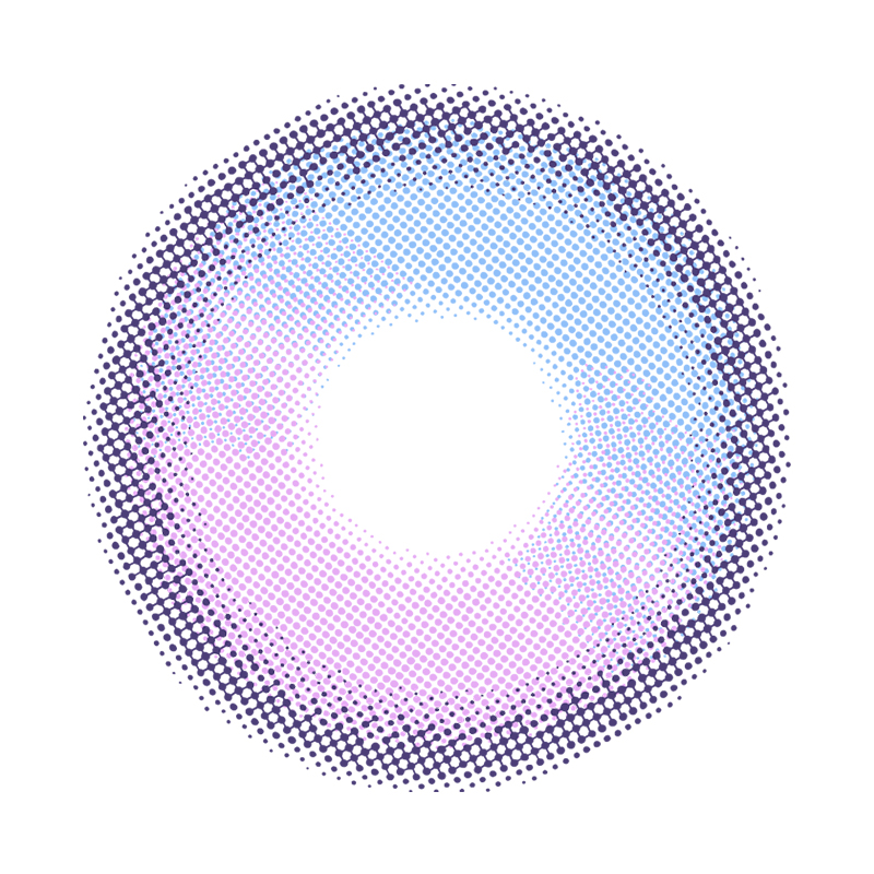 NEBULALENS Bantang Sunset Yearly Prescription Colored Contact Lenses - NEBULALENS