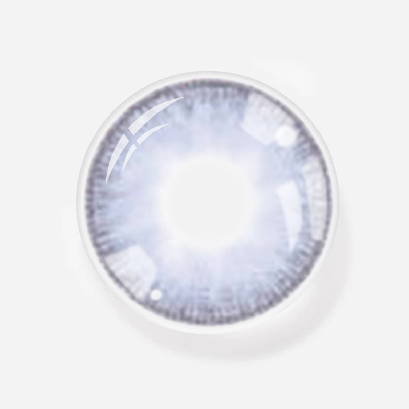 NEBULALENS Viking Snow Blue Yearly Prescription Colored Contact Lenses - NEBULALENS