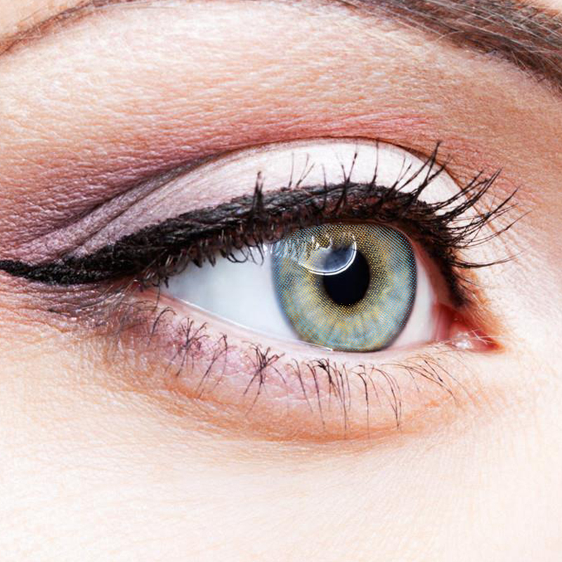 NEBULALENS 4D High-Gloss Blue Yearly Prescription Colored Contact Lenses - NEBULALENS