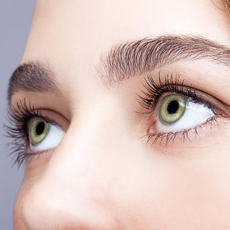 NEBULALENS Cottontail Rabbit Green Half Yearly Prescription Colored Contacts - NEBULALENS