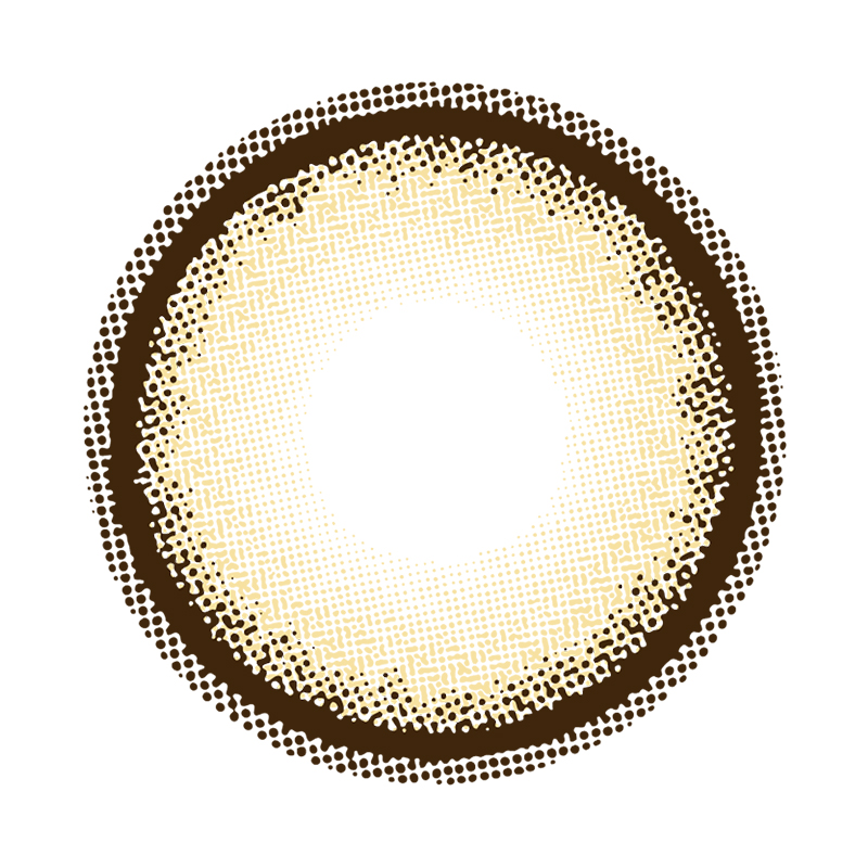 NEBULALENS Mercury Brown Yearly Prescription Colored Contact Lenses - NEBULALENS