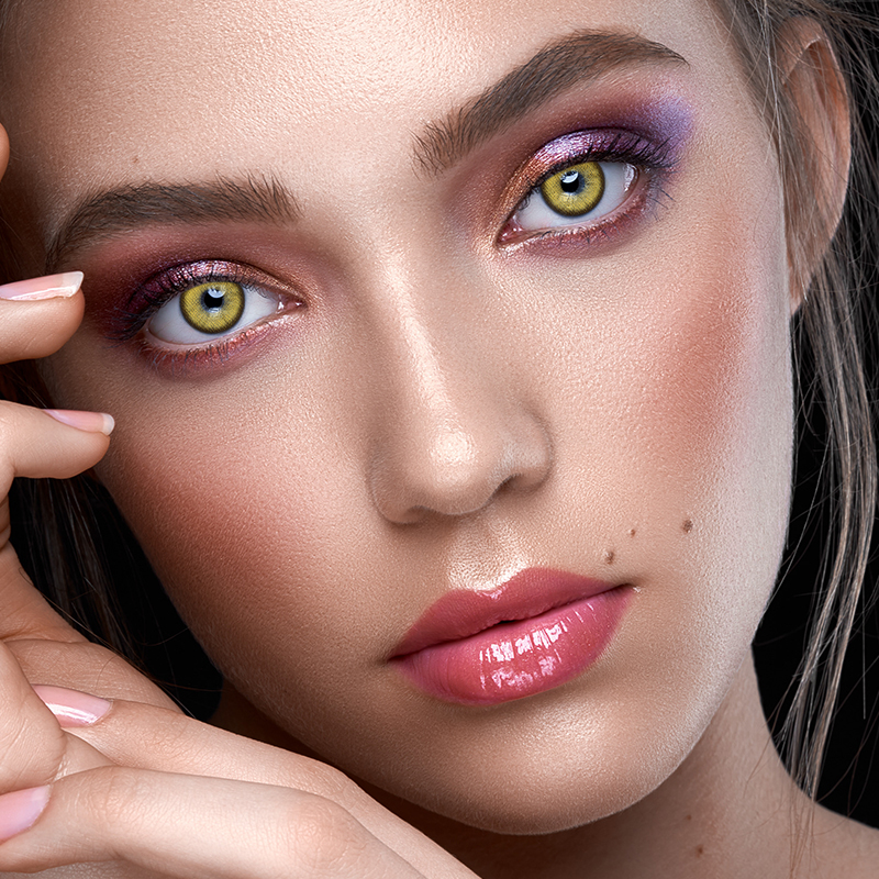 NEBULALENS Big Gold Nugget Colored Contact Lenses - NEBULALENS