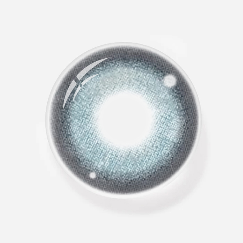 NEBULALENS Diamond Boy Green 14.5 Yearly Prescription Colored Contact Lenses - NEBULALENS