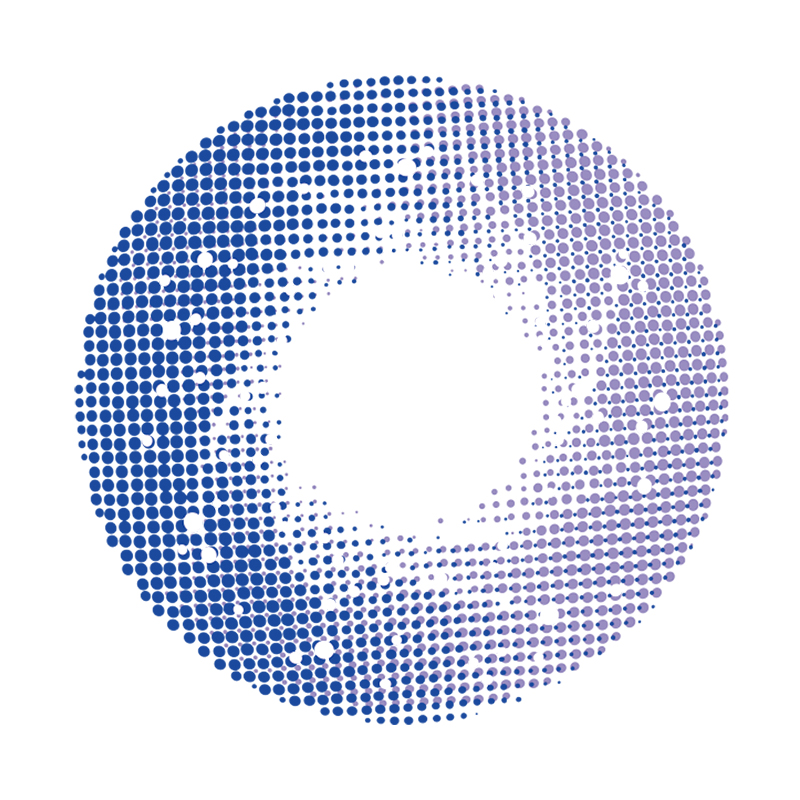 NEBULALENS Milky Way Purple Yearly Prescription Colored Contact Lenses - NEBULALENS