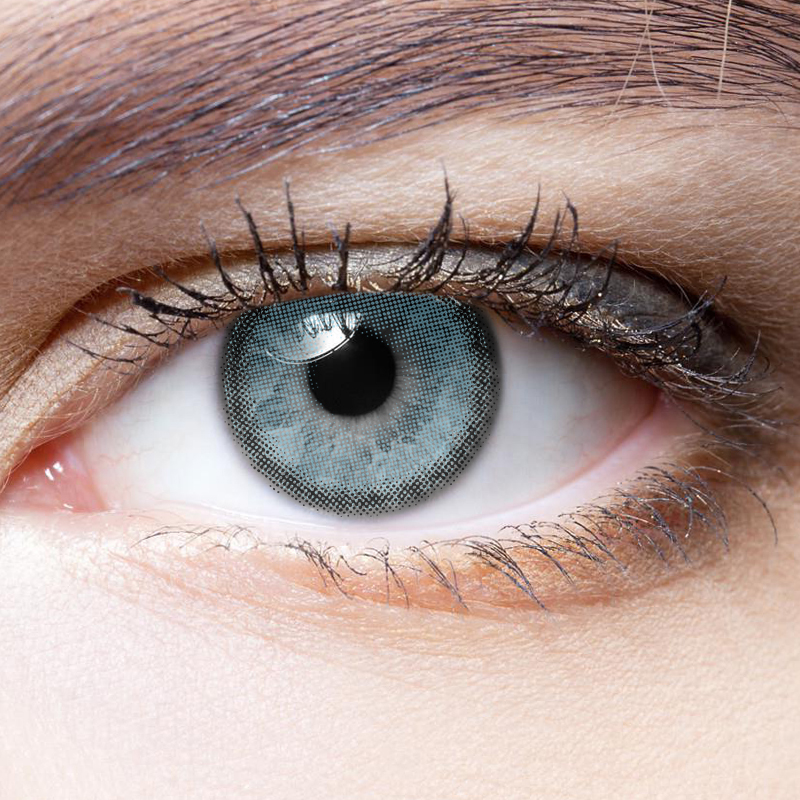 NEBULALENS Mint Blue Yearly Prescription Colored Contact Lenses - NEBULALENS