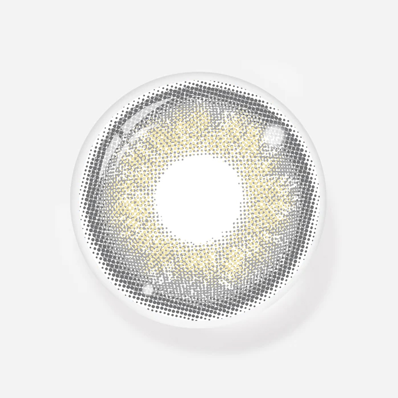 NEBULALENS Russian Girl Grey Yearly Prescription Colored Contact Lenses - NEBULALENS