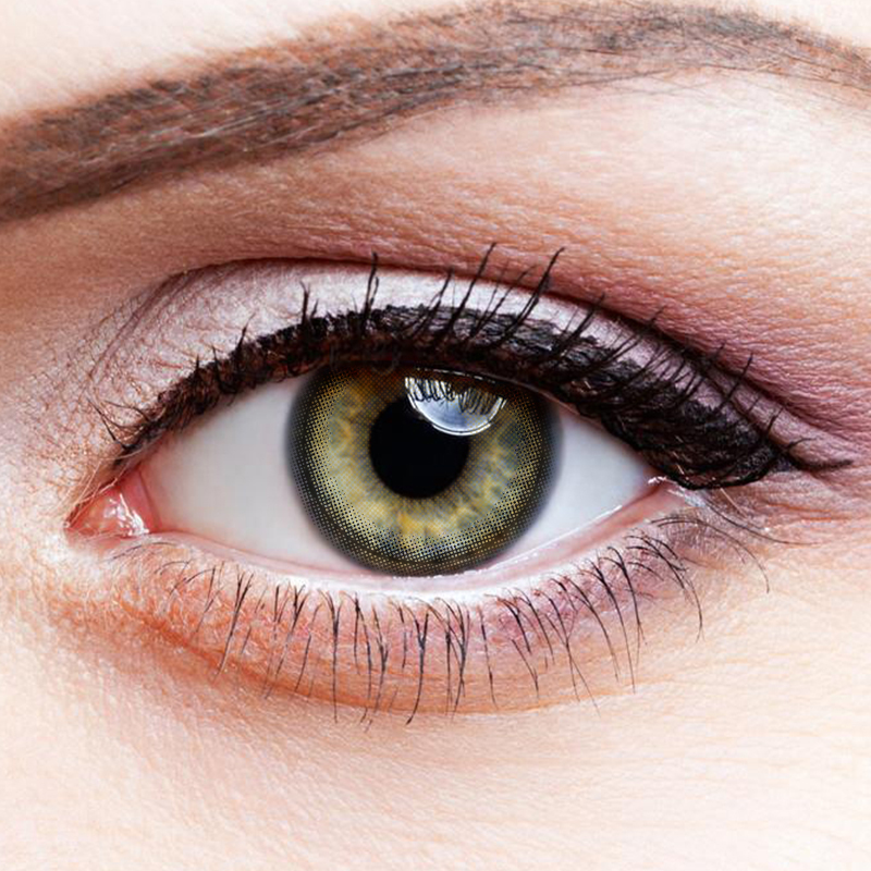 NEBULALENS Pear Brown Yearly Prescription Colored Contact Lenses - NEBULALENS