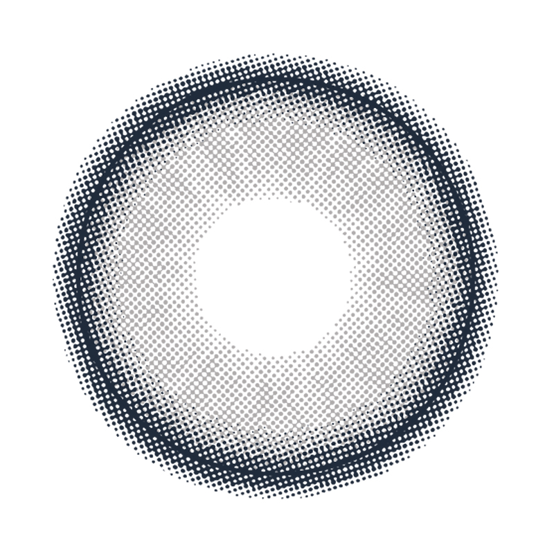 NEBULALENS Pear Gray Yearly Prescription Colored Contact Lenses - NEBULALENS