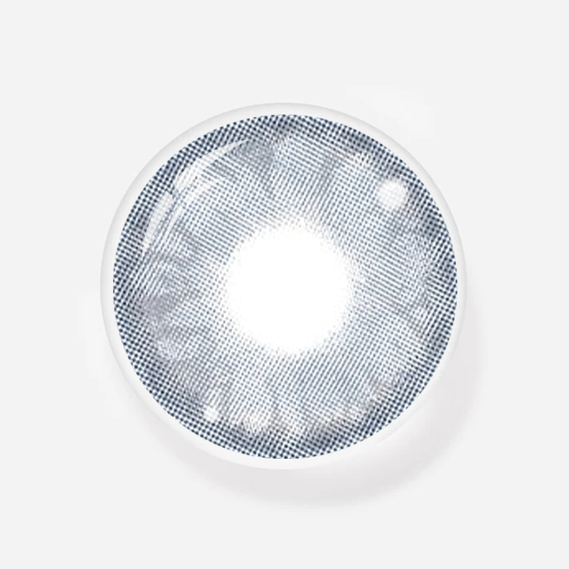 NEBULALENS Mineral Gray Yearly Prescription Colored Contact Lenses - NEBULALENS