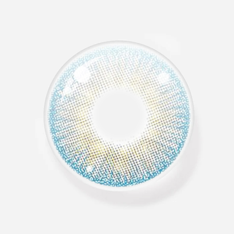 NEBULALENS Small Pineapple Gray Yearly Prescription Colored Contact Lenses（0.00） - NEBULALENS