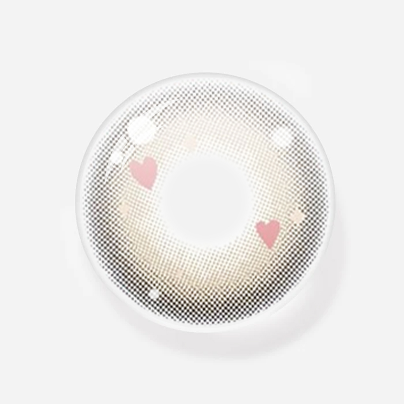 NEBULALENS Heart Yearly Prescription Colored Contact Lenses - NEBULALENS
