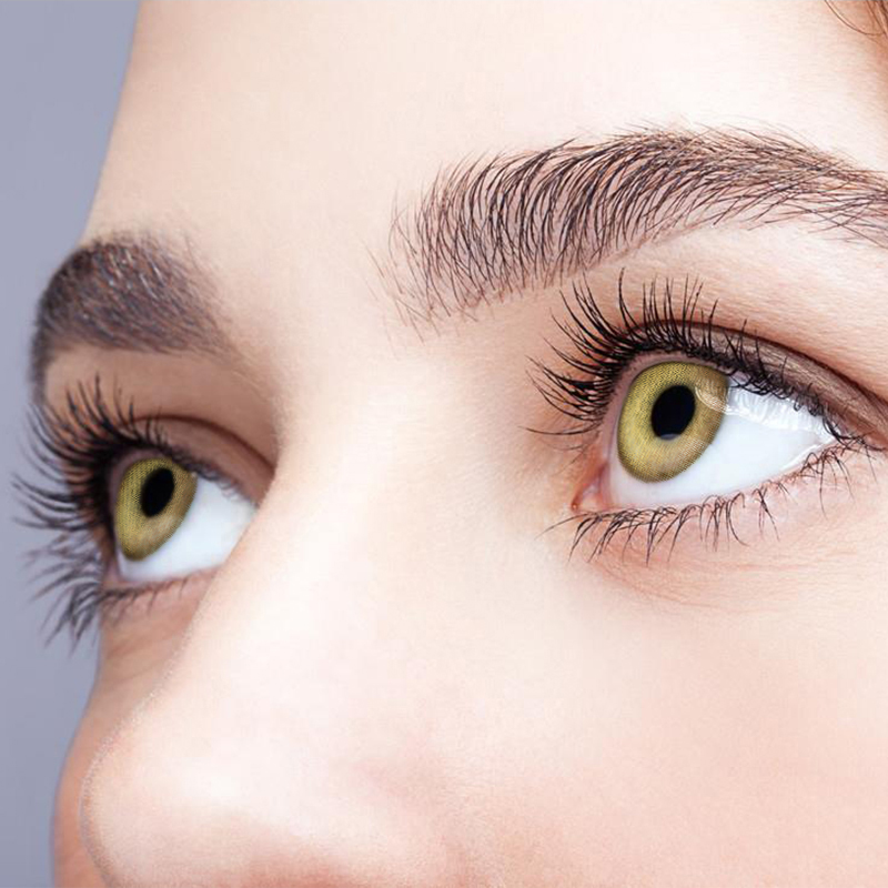 NEBULALENS Wine-Kumquat Jelly Yearly Prescription Colored Contact Lenses - NEBULALENS