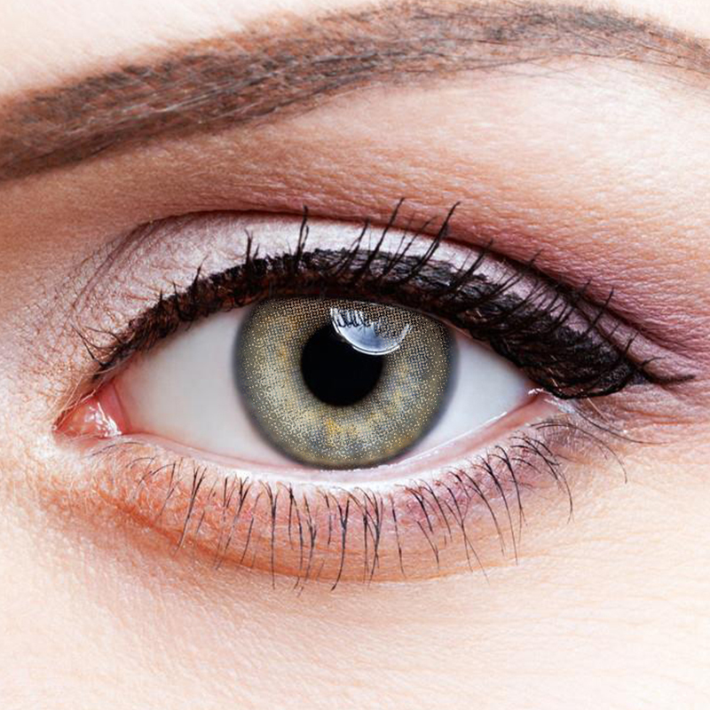 NEBULALENS Sun Gold Yearly Prescription Colored Contact Lenses - NEBULALENS