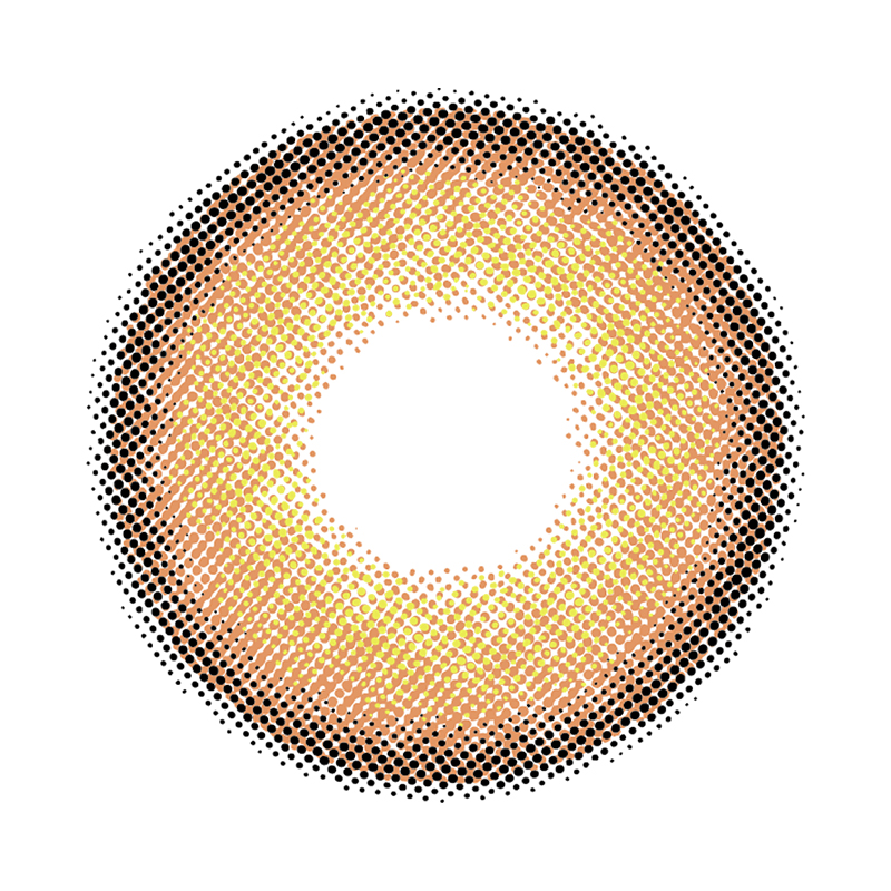 NEBULALENS Oban Brown Yearly Prescription Colored Contact Lenses - NEBULALENS