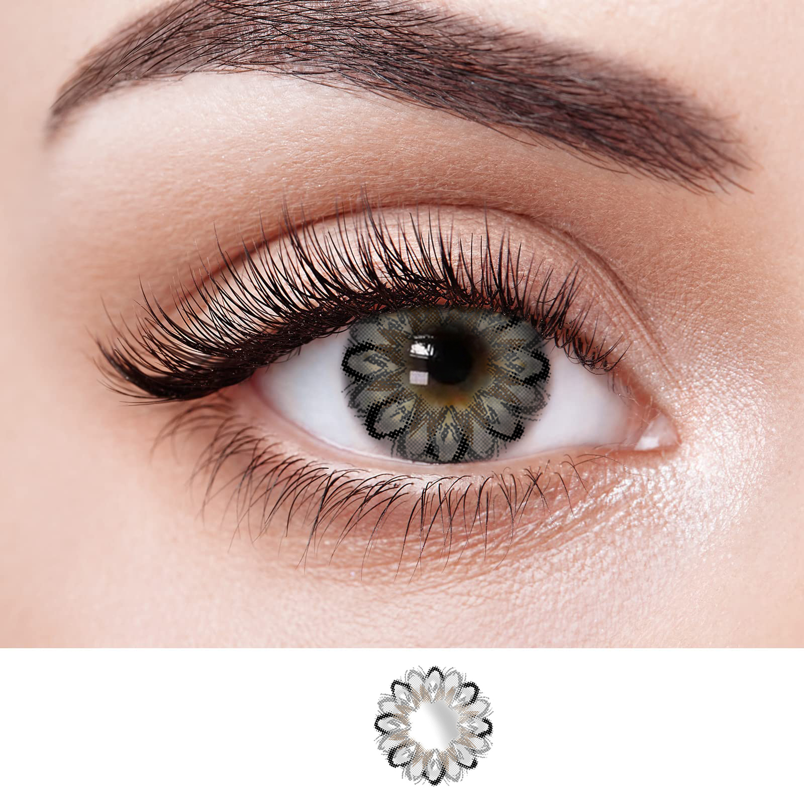 NEBULALENS Big Donut Colored Contact Lenses - NEBULALENS