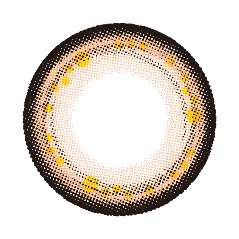 NEBULALENS Dream Red Brown Yearly Prescription Colored Contact Lenses - NEBULALENS