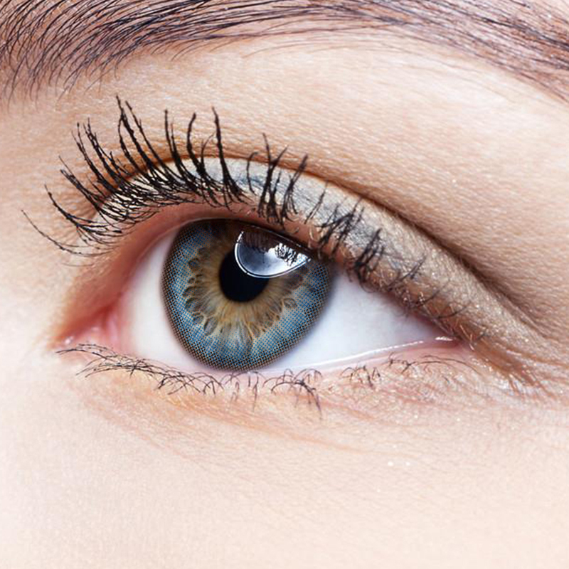 NEBULALENS Louis Blue Yearly Prescription Colored Contact Lenses - NEBULALENS