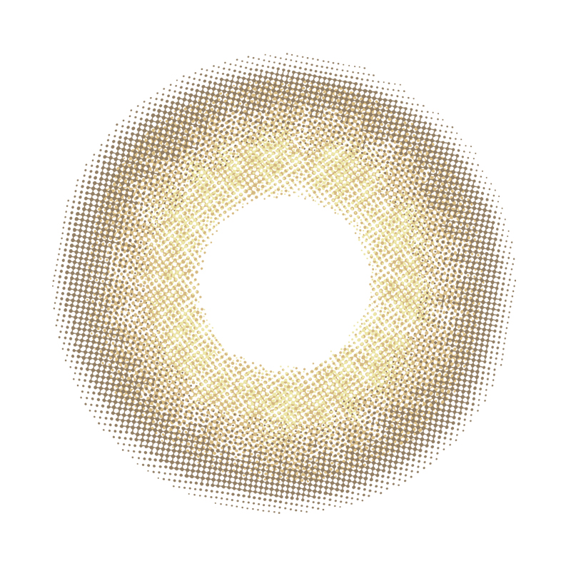 NEBULALENS Hepburn Brown Yearly Prescription Colored Contact Lenses - NEBULALENS