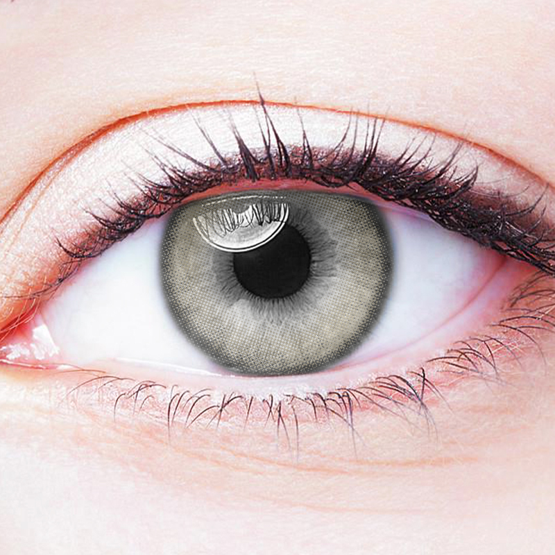 NEBULALENS Ice Point Oolong Half Yearly Prescription Colored Contacts - NEBULALENS