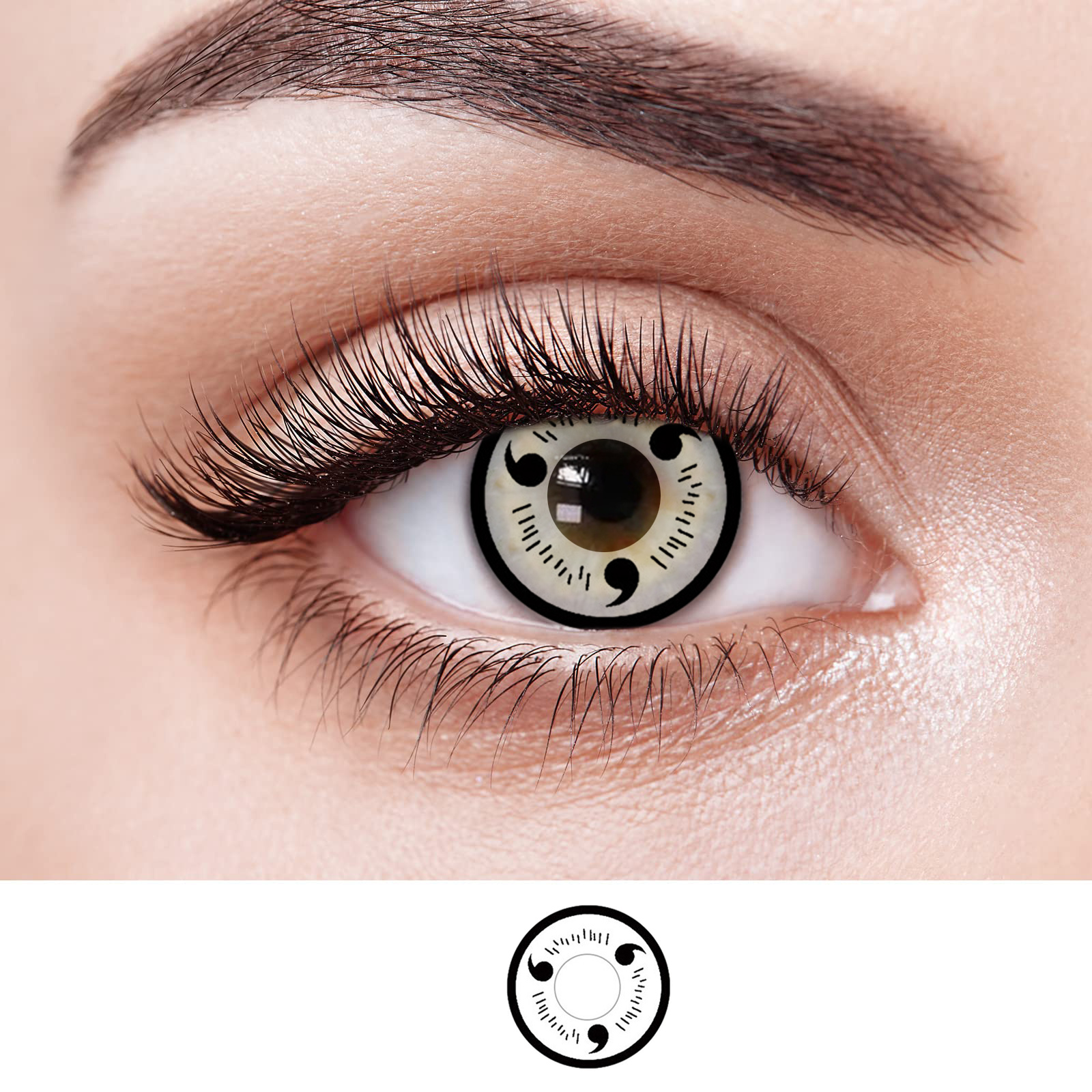 NEBULALENS Three Magatama Colored Contact Lenses - NEBULALENS
