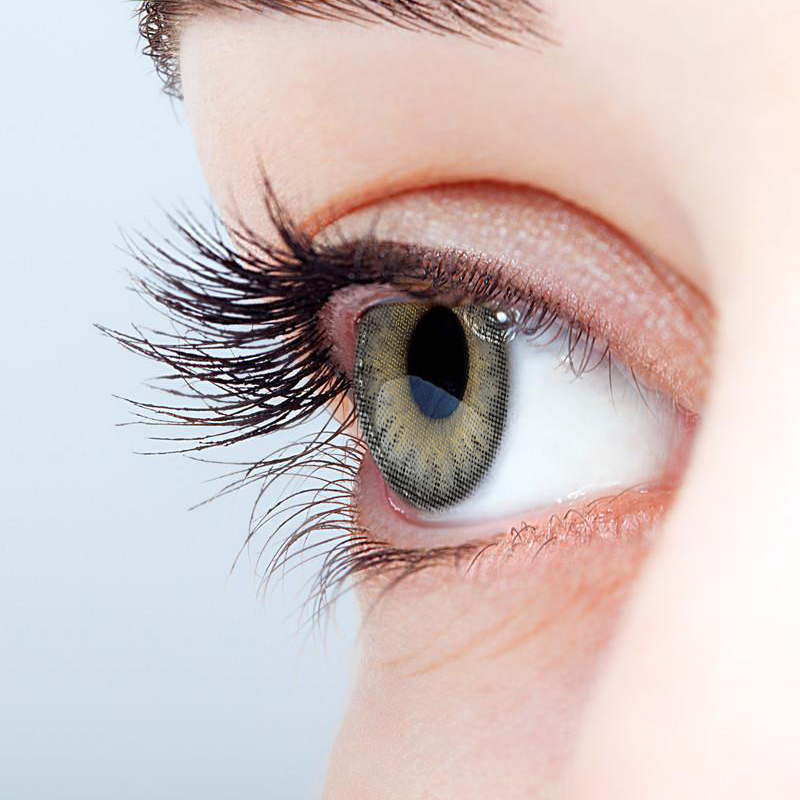 NEBULALENS Oman Grey Yearly Prescription Colored Contact Lenses - NEBULALENS