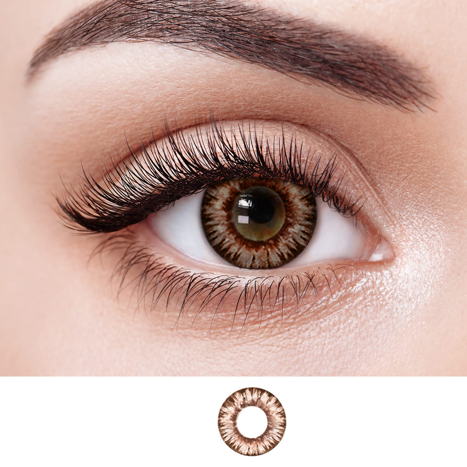 NEBULALENS Milk Powder Colored Contact Lenses - NEBULALENS