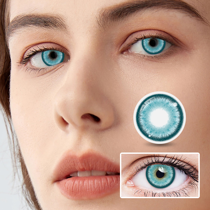 NEBULALENS Hot Blooded Green Colored Contact Lenses - NEBULALENS