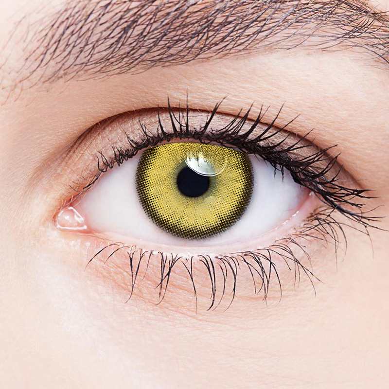 NEBULALENS Big Gold Nugget Colored Contact Lenses - NEBULALENS