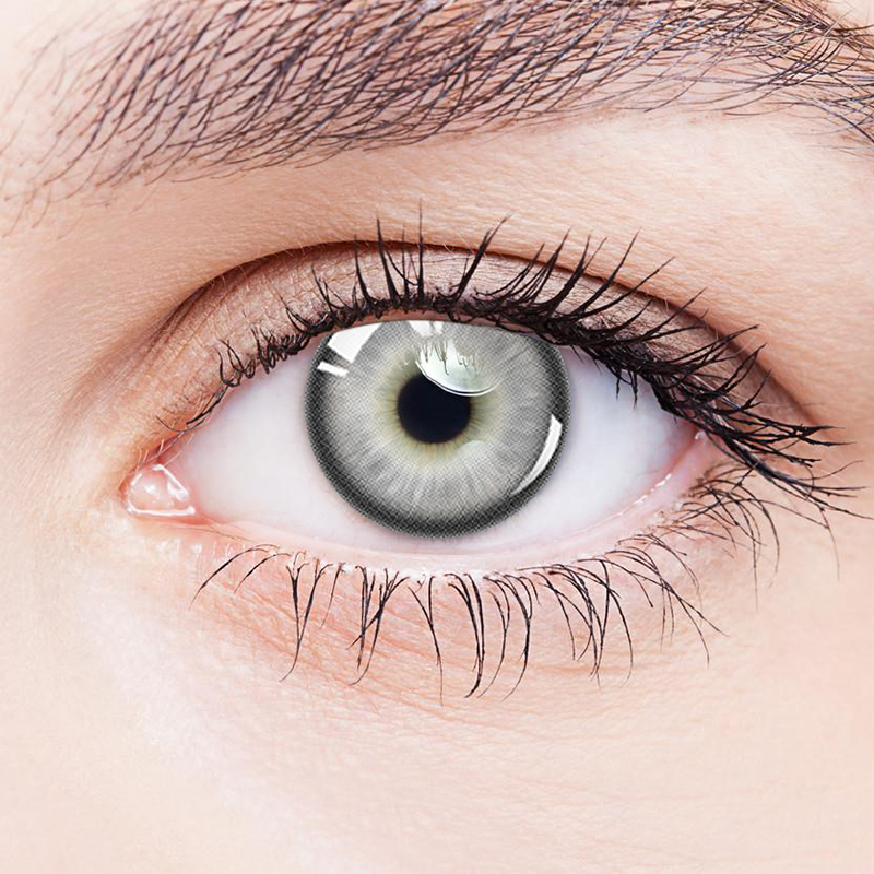 NEBULALENS Crystal Lime Half Yearly Prescription Colored Contacts - NEBULALENS