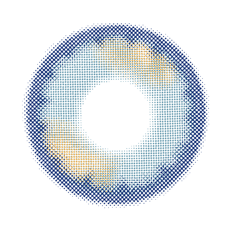 NEBULALENS Naked Summer Yearly Prescription Colored Contact Lenses - NEBULALENS