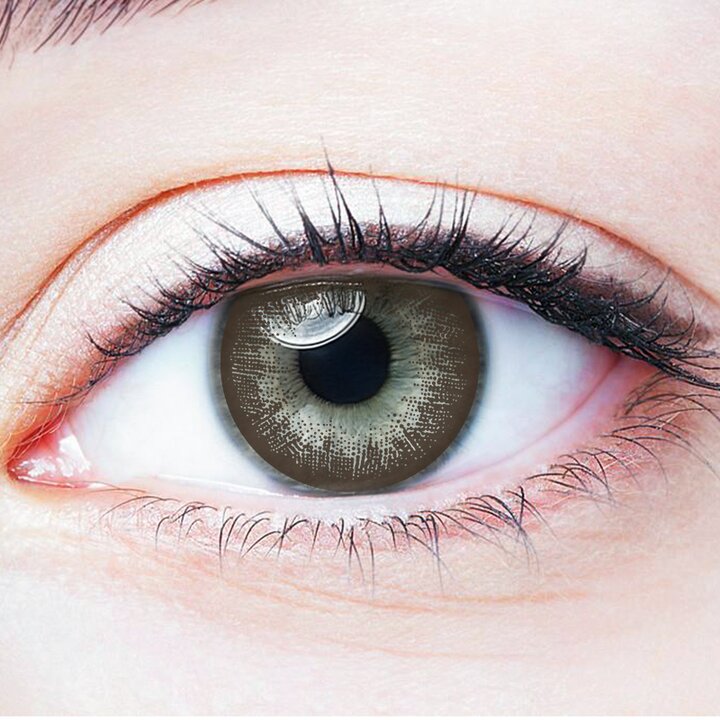 NEBULALENS Audrey Chocolate Color Yearly Prescription Colored Contact Lenses - NEBULALENS