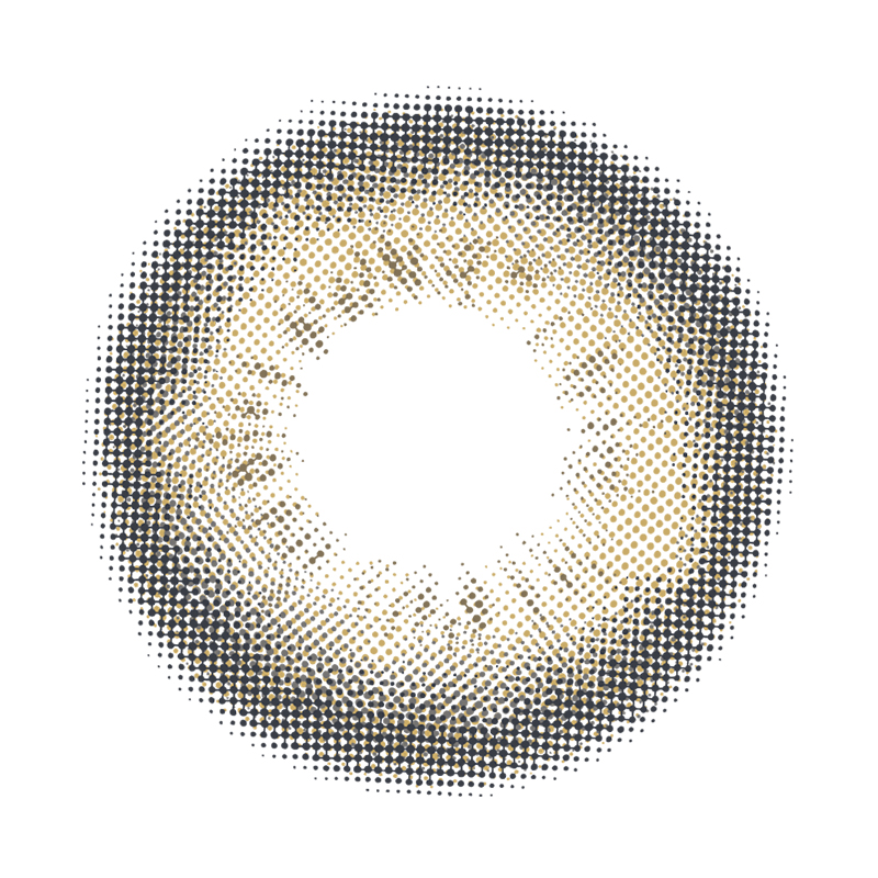 NEBULALENS Shikamaru Brown Yearly Colored Contact Lenses - NEBULALENS