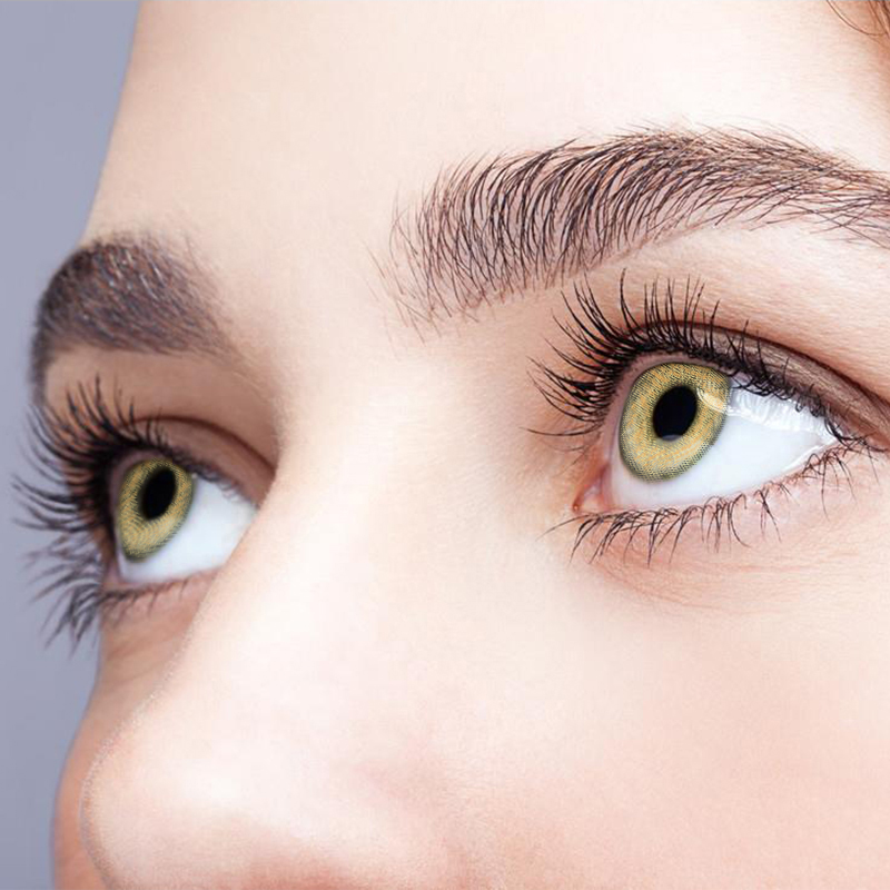 NEBULALENS Himalaya Brown Yearly Prescription Colored Contact Lenses - NEBULALENS