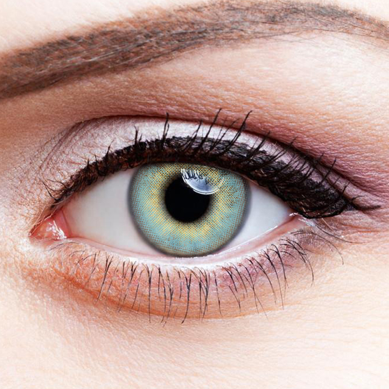 NEBULALENS Russian Girl Bule Yearly Prescription Colored Contact Lenses - NEBULALENS