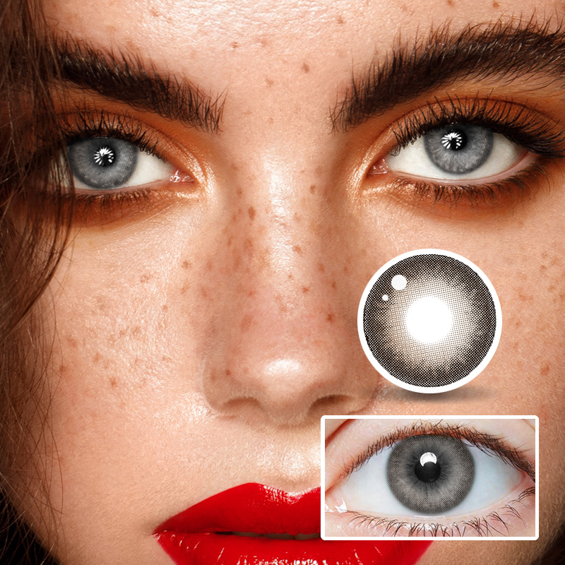NEBULALENS Halo Yearly Prescription Colored Contacts - NEBULALENS