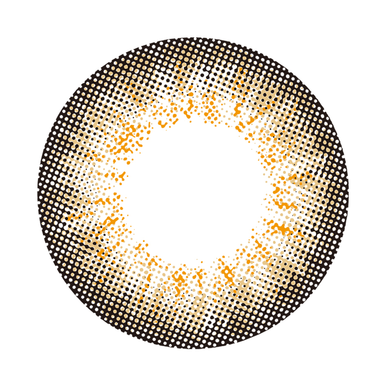 NEBULALENS Puff Brown Yearly Prescription Colored Contact Lenses - NEBULALENS