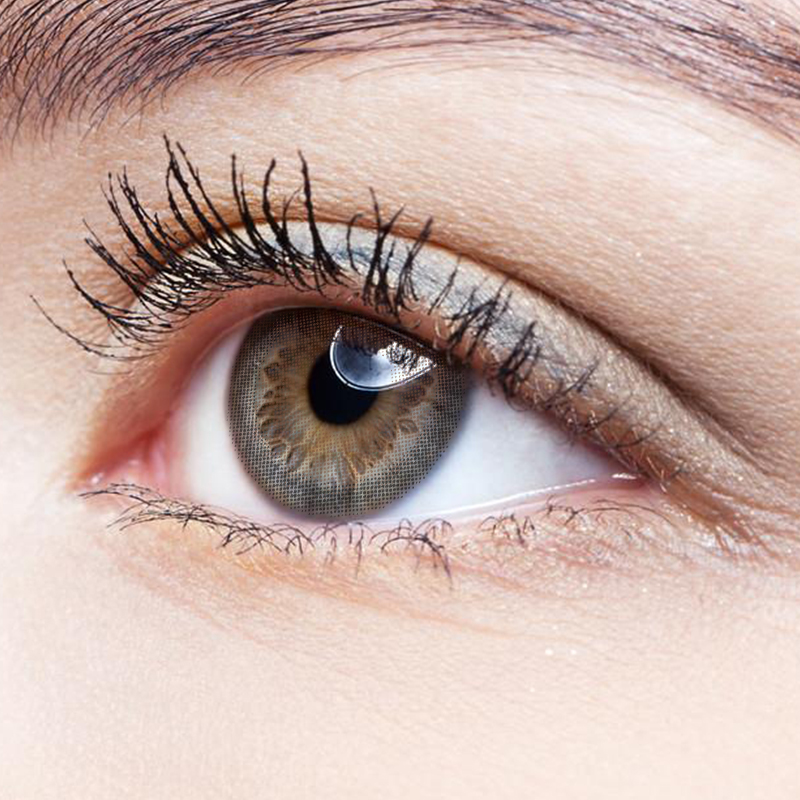 NEBULALENS Fragrant Chocolate Yearly Prescription Colored Contact Lenses - NEBULALENS