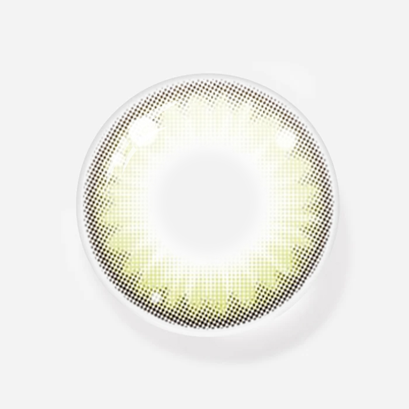 NEBULALENS Louis Green Yearly Prescription Colored Contact Lenses - NEBULALENS