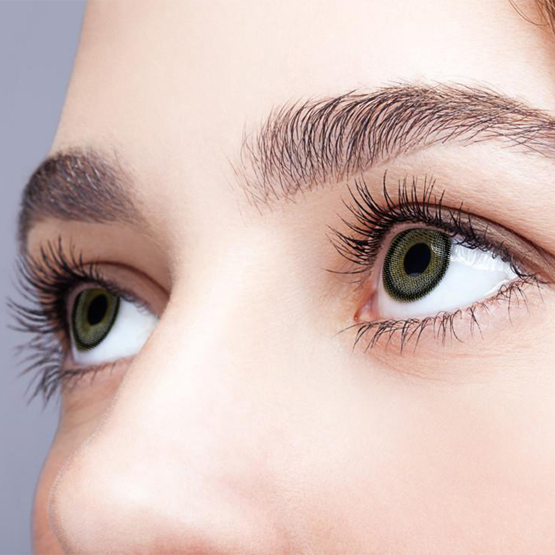 NEBULALENS Bluebell Black Yearly Prescription Colored Contacts - NEBULALENS