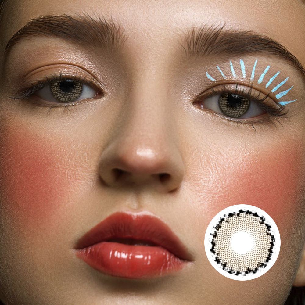 NEBULALENS Dark Rust Yearly Colored Contact Lenses - NEBULALENS