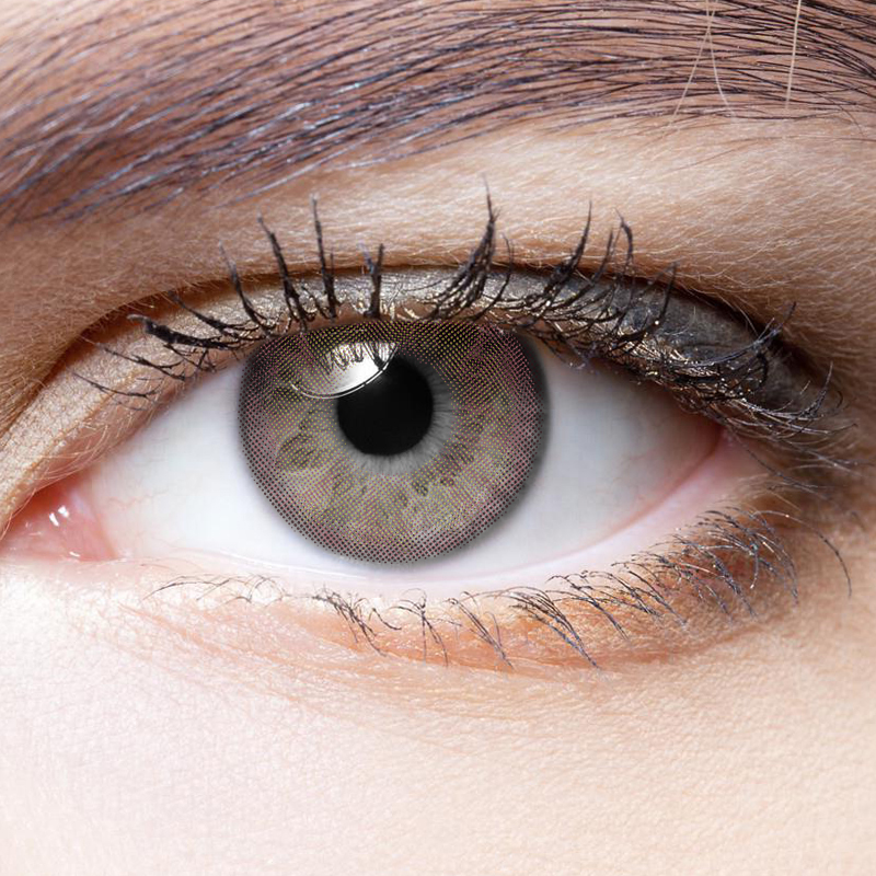 NEBULALENS Jade Chocolate Yearly Prescription Colored Contact Lenses - NEBULALENS