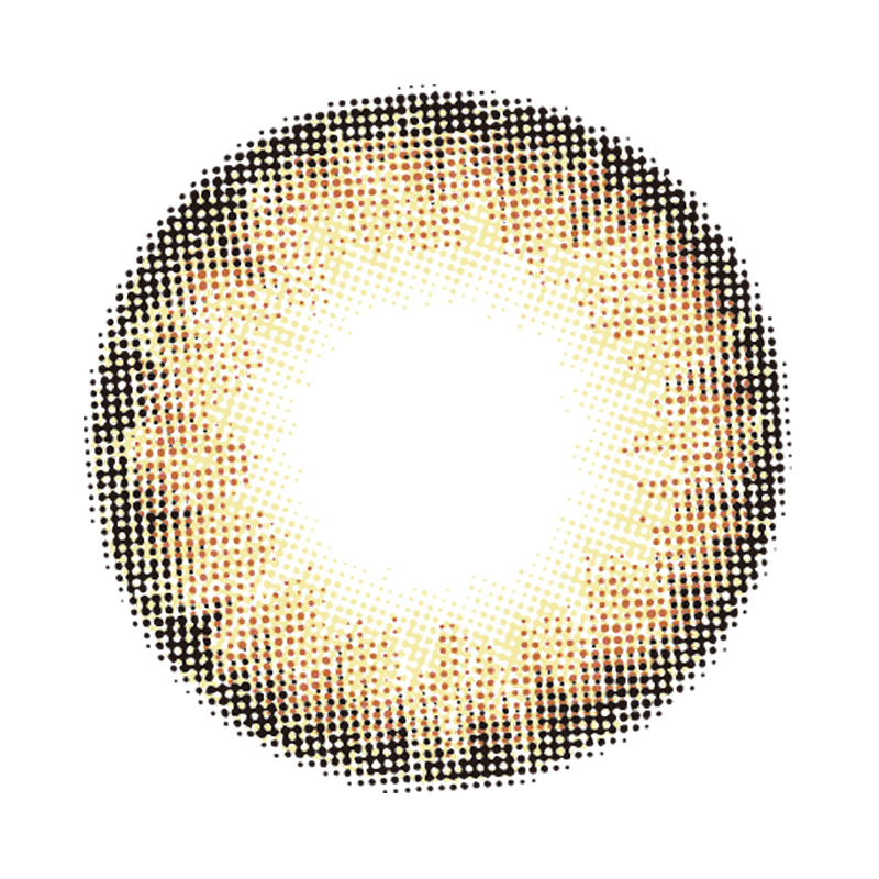 NEBULALENS PRO Caramel Brown Yearly Prescription Colored Contact Lenses - NEBULALENS