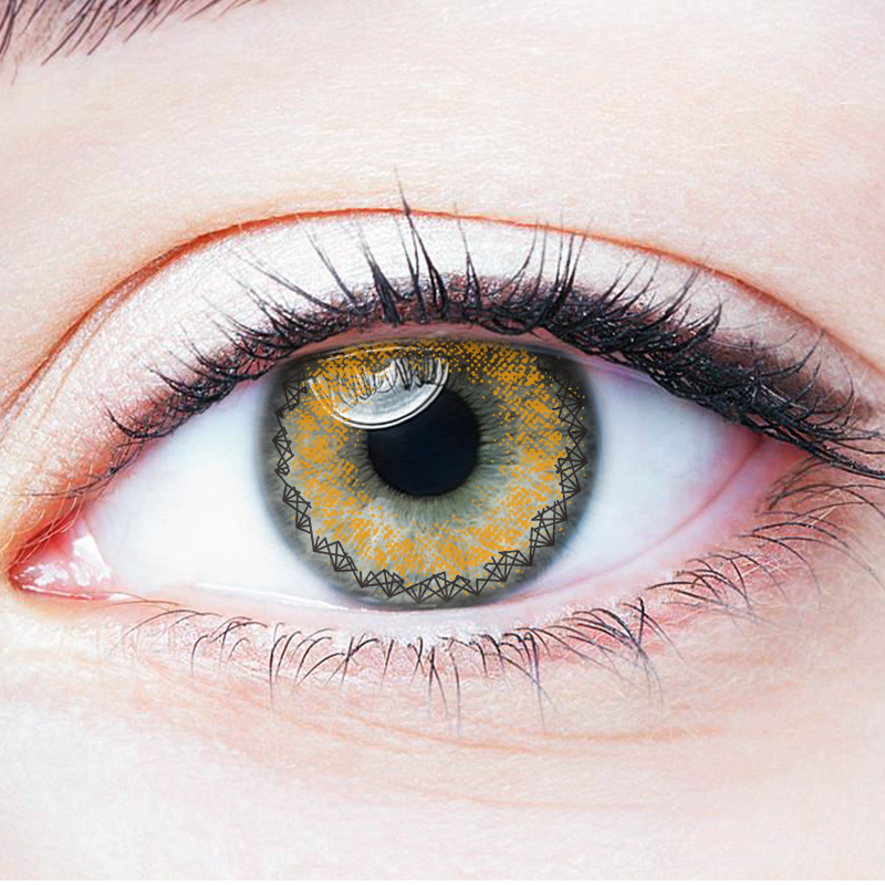 NEBULALENS Muse Brown Yearly Prescription Colored Contact Lenses - NEBULALENS