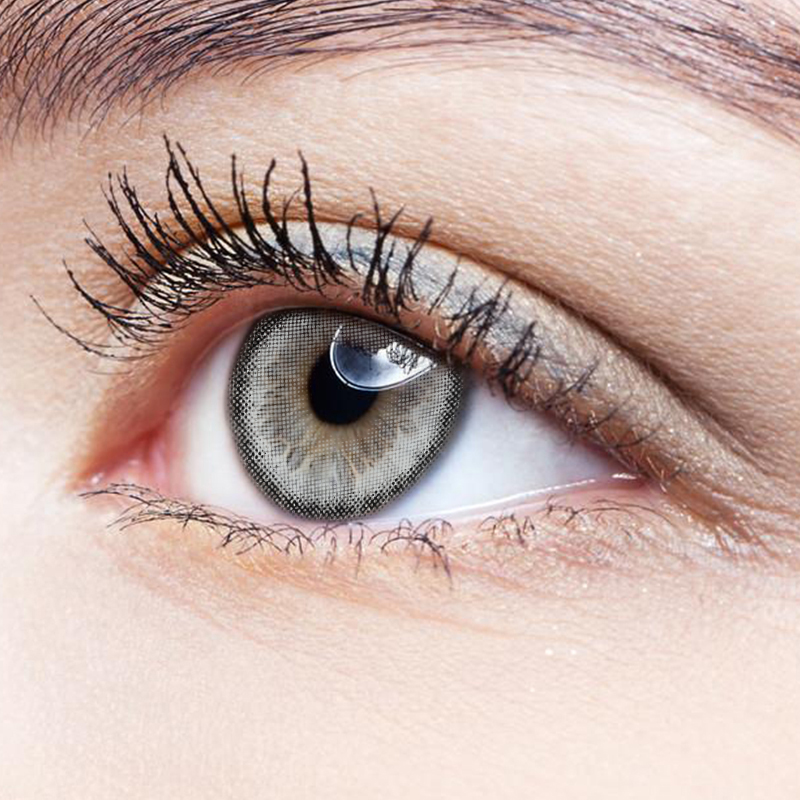 NEBULALENS Mint Grey Yearly Prescription Colored Contact Lenses - NEBULALENS